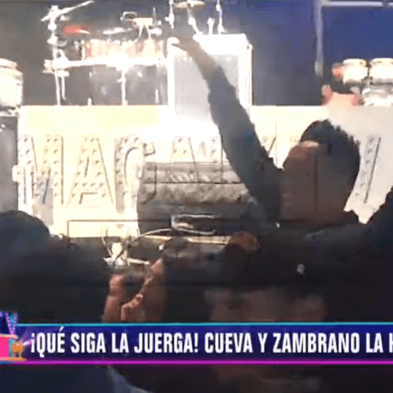 Otra vez Andrés: Christian Cueva fue captado bebiendo en un concierto en Trujillo