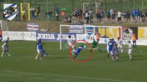 Con el pie derecho: gol de Jeison Murillo en su primer partido con Sampdoria