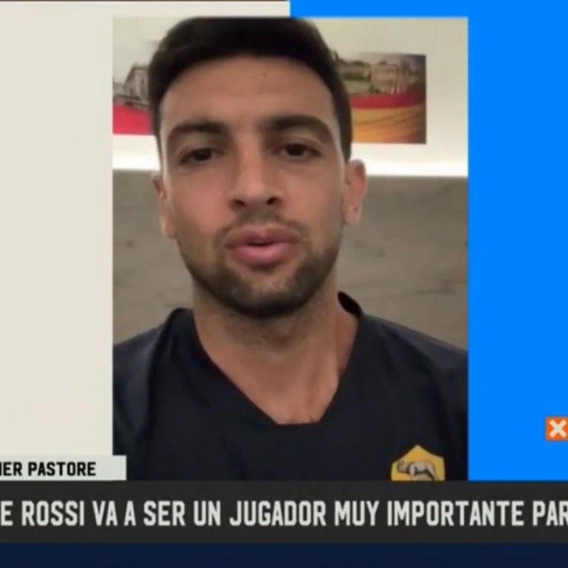 Pastore le contó a Vignolo cómo era De Rossi con Boca cuando estaban en Roma