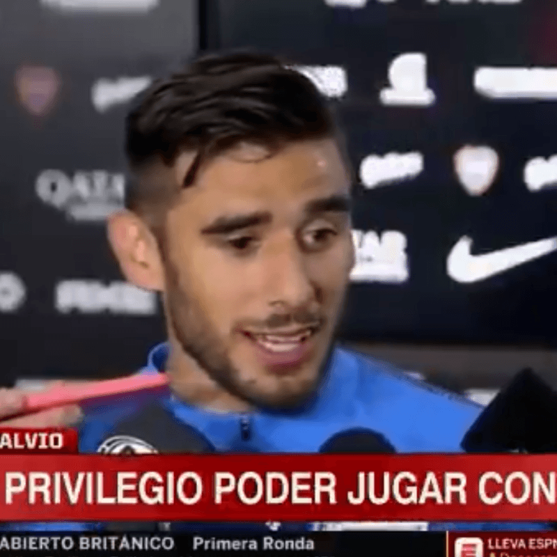 Eduardo Salvio frenó la pregunta de un periodista y tiró: "Me gustaría aclararlo"