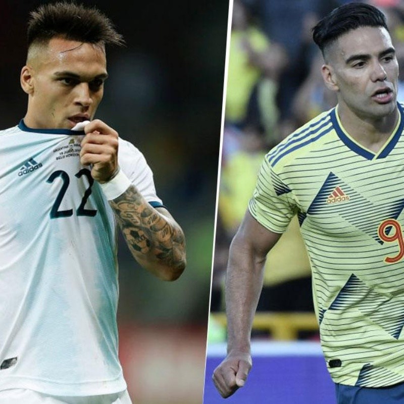 Lautaro Martínez confesó que Falcao es su ídolo y contó qué consejo le dio en la Copa América