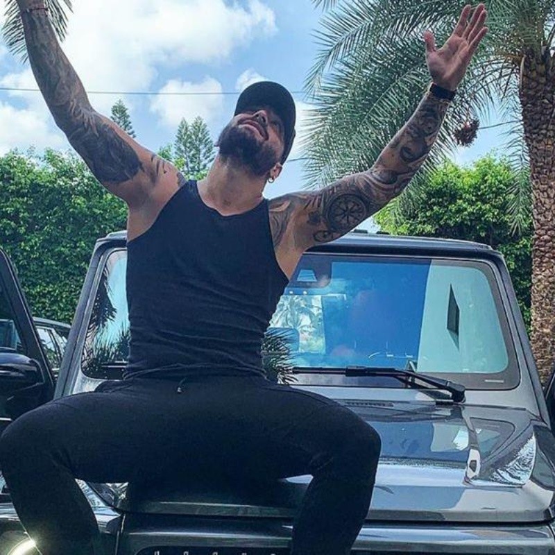 Maluma subió una foto a Instagram con un detalle único y Don Omar se la comentó