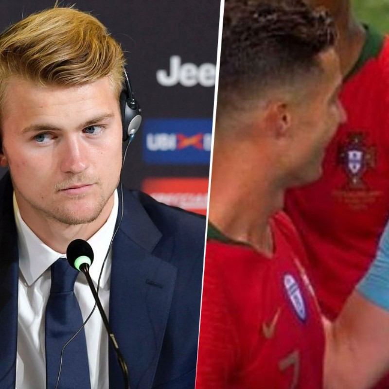 De Ligt recordó su charla con Cristiano Ronaldo y desilusionó a muchos seguidores