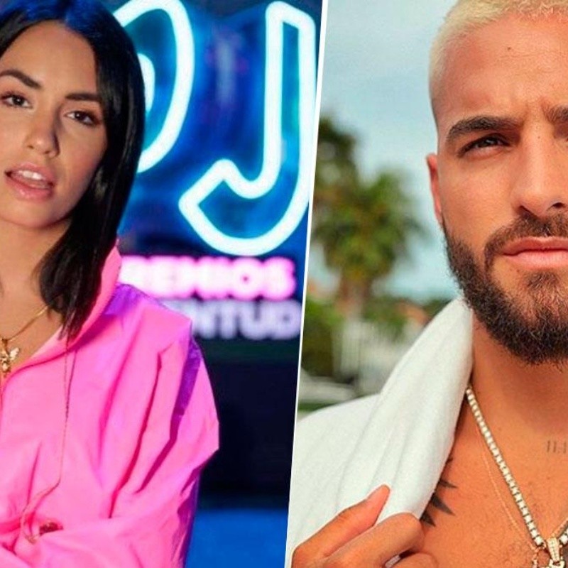 Lali se encontró a Maluma, subió foto de ambos y él le comentó lo que todos quisiéramos comentarle