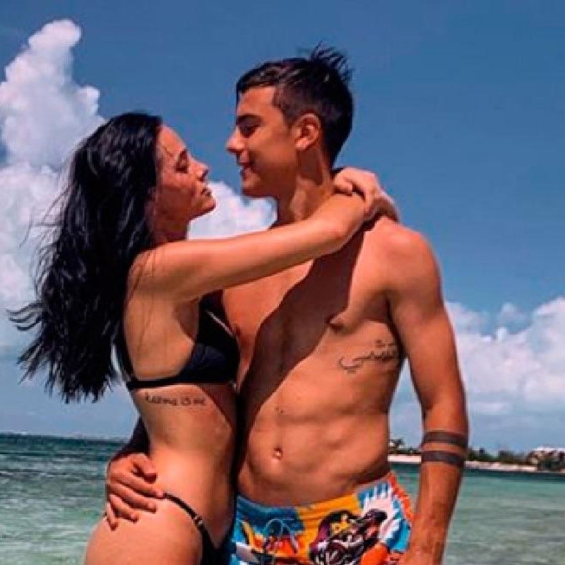 Dybala vio a Oriana Sabatini dormir bajo el sol y no dudó: ¡foto y a Instagram!