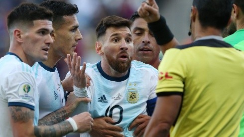 Foto de Lionel Messi, jugador de la Selección Argentina.