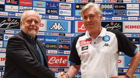 El entrenador y presidente del Napoli volvieron a hablar sobre James Rodríguez