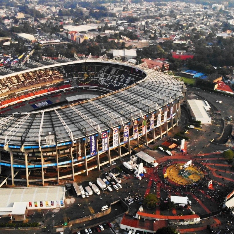 Una pista de hielo: así amaneció el Azteca tras el fuerte granizo