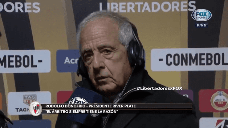 Foto del presidente de River.