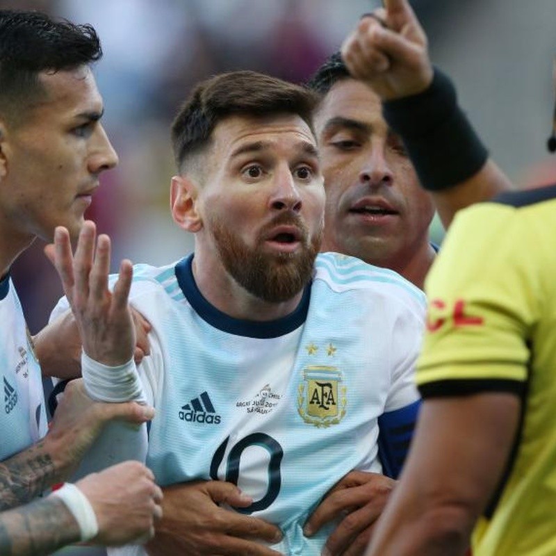 Ni preocupado: el posteo de Messi después de hacerse oficial la sancion de Conmebol