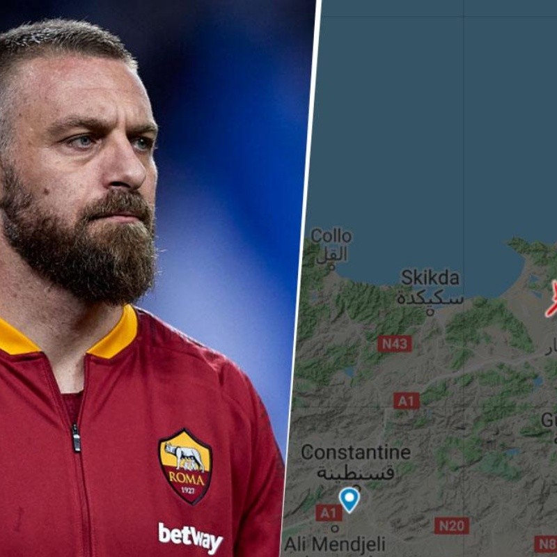 Cómo seguir en vivo el vuelo de Daniele De Rossi a la Argentina