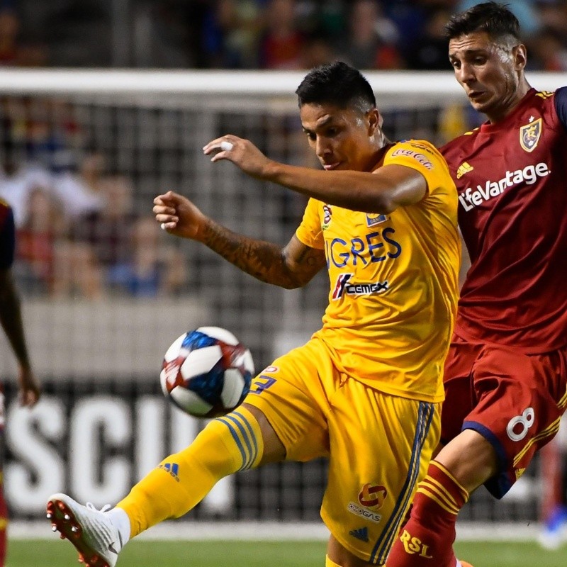 Con un golazo de Edu Vargas, Tigres superó a Real Salt Lake y tendrá revancha con América en las semis