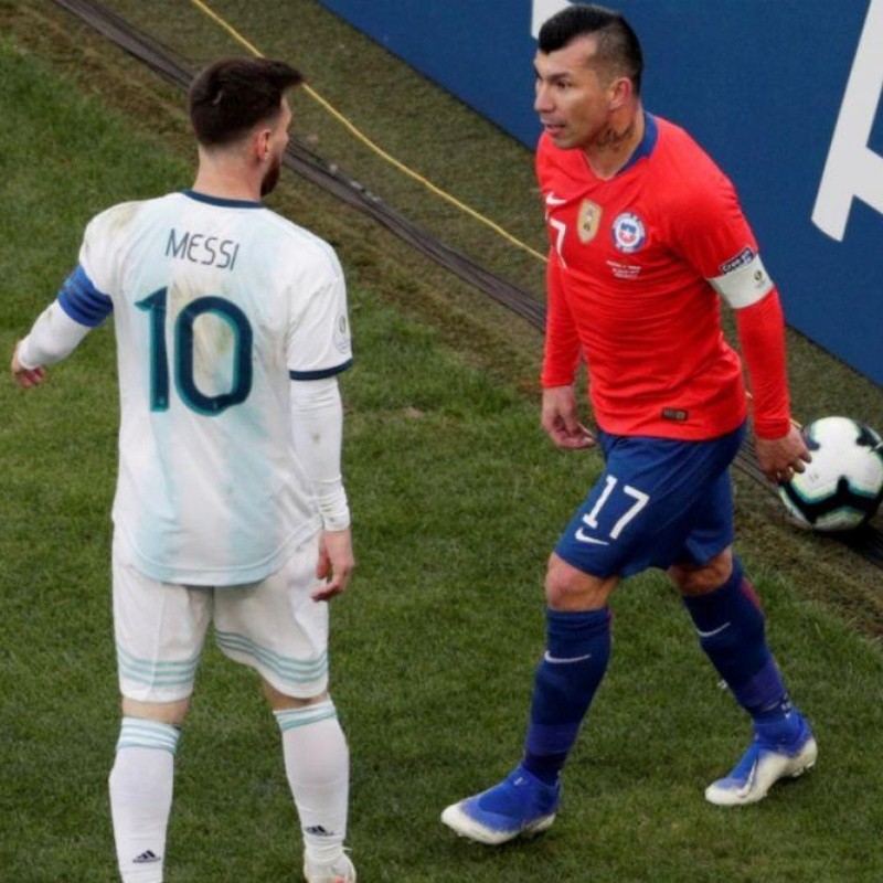 Ahora llegó la sanción de Conmebol para Gary Medel por su pelea con Messi