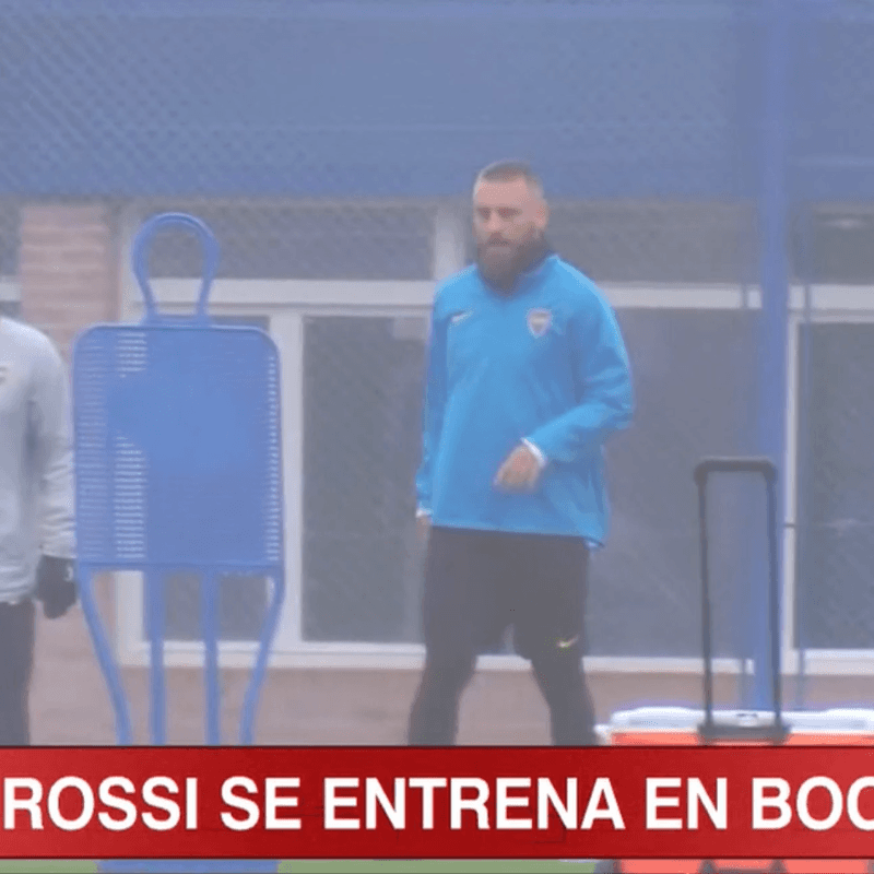 Las 5 perlitas del primer entrenamiento de De Rossi con Boca