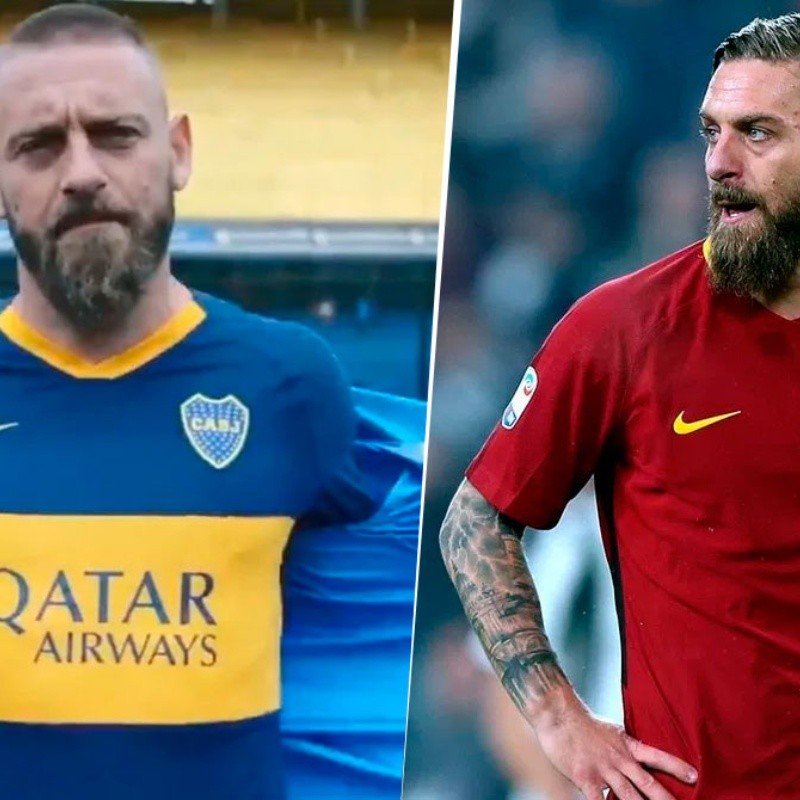 Roma le deseó buena suerte a De Rossi y Boca le respondió en Twitter con el deseo de los hinchas