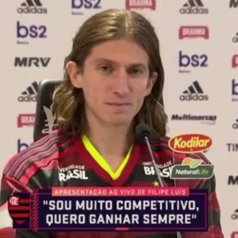 Filipe Luis era presentado en Flamengo hasta que sonó el audio más diabólico de todos