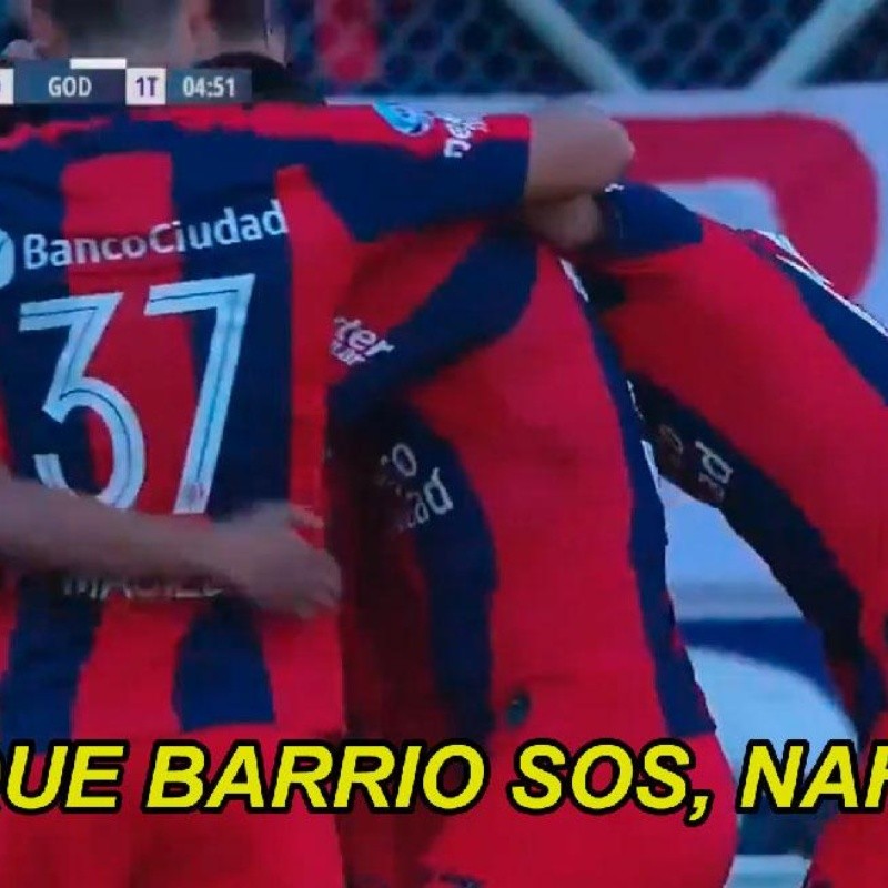 Relator preguntó ¿"De qué barrio sos?" en pleno gol de San Lorenzo