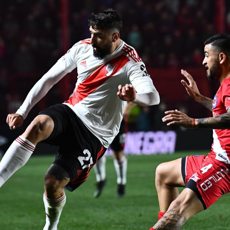 River jugó muy mal pero reaccionó en el final y se lo empató a Argentinos