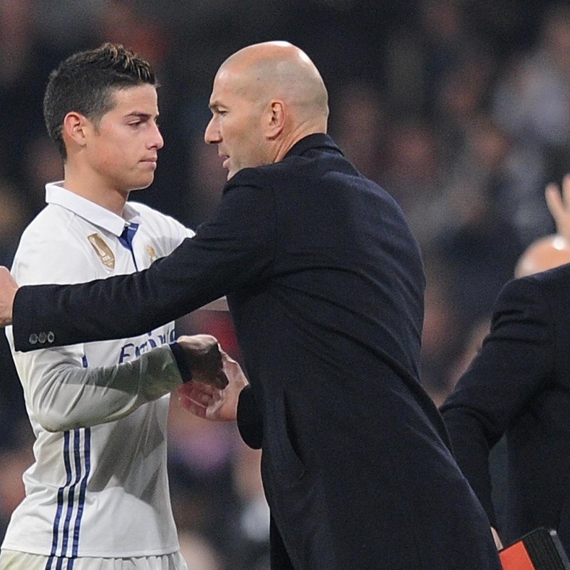 Representante de James responde si el jugador tiene relación con Zidane