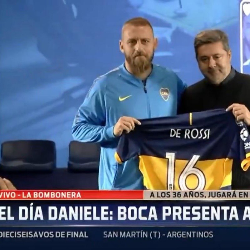 La frase de De Rossi que confirma que ya está enamorado del 'Mundo Boca'