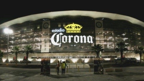 El Estadio Corona de Santos Laguna.