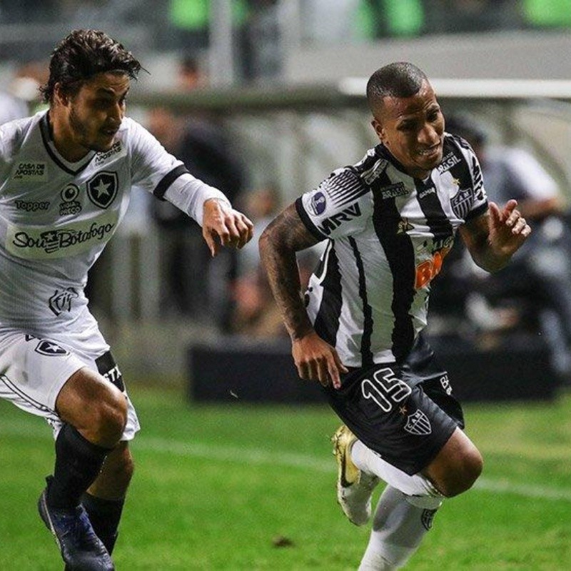 En un duelo de brasileños, Atlético Mineiro fue más que Botafogo y sigue en la Sudamericana