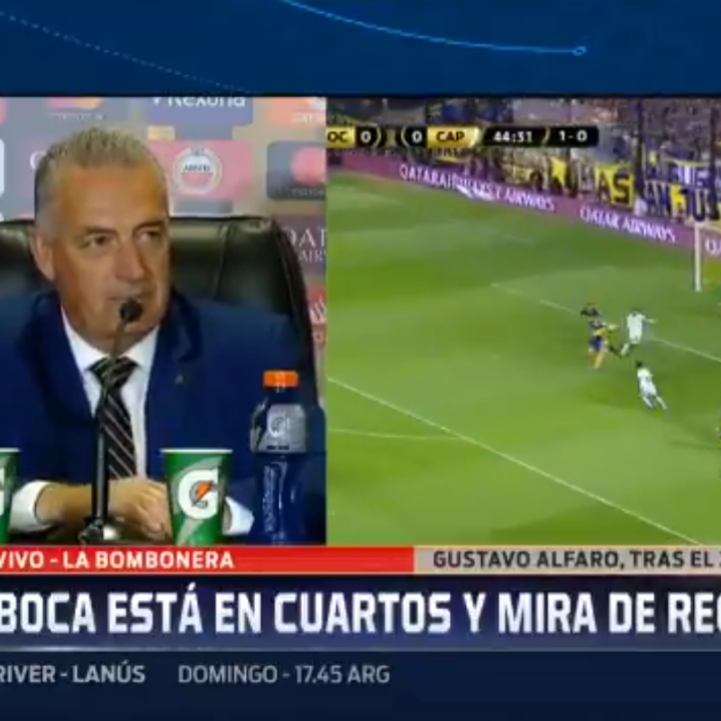 Alfaro contó que Maradona le mandó un mensaje antes del partido y le dedicó el triunfo de Boca