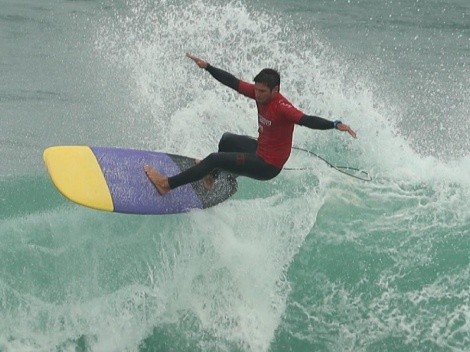 Piccolo Clemente ganó su serie y se aseguró las semifinales de surf en Lima 2019