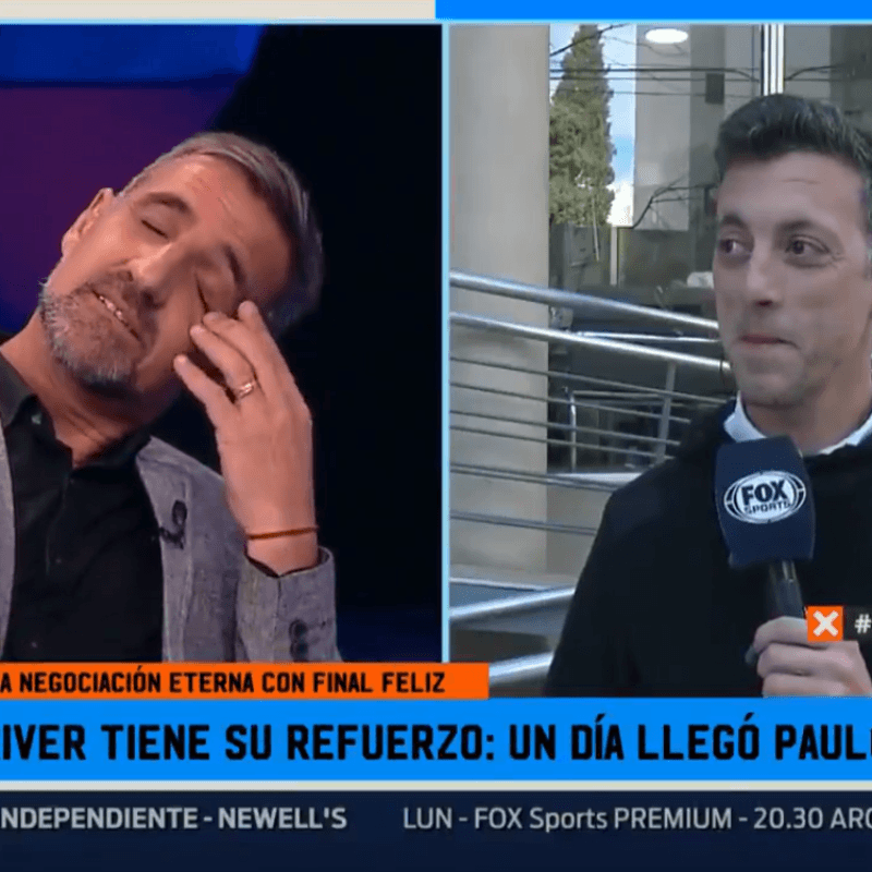 Como le gusta: Mauro Palacios volvió a descansar a Cascini en FOX Sports