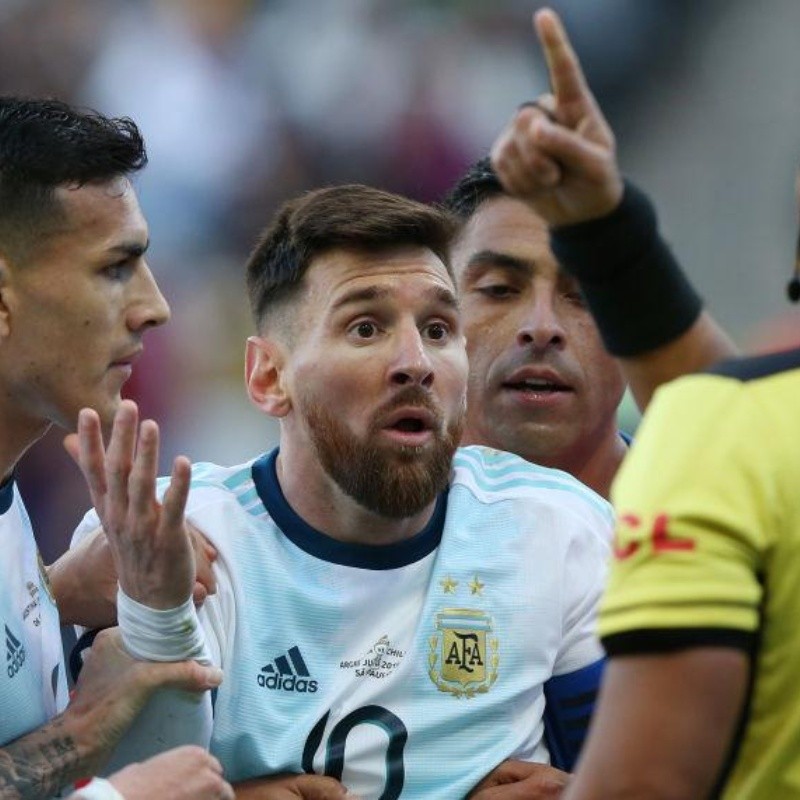 Oficial: la sanción de Conmebol a Messi por sus declaraciones