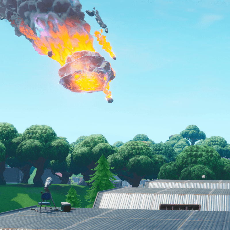 Fortnite: ¡Un telescopio y centro de investigación del meteorito aparecen en Polvorín Polvoriento!