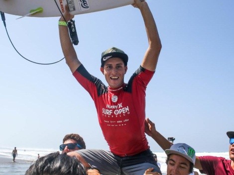 Al menos la de plata: Lucca Mesinas ganó su serie y estará en la final de surf este domingo
