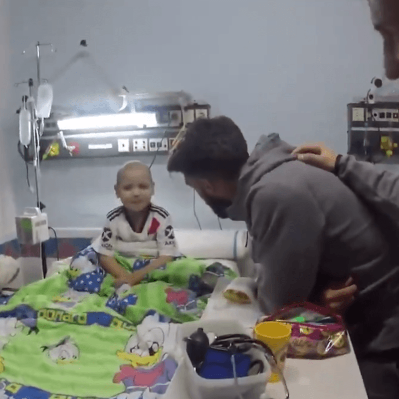 Para llorarse todo: el tierno diálogo de dos jugadores de Boca con un hincha de River