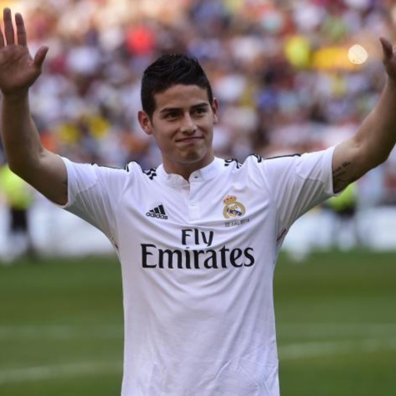 Así sería el 11 ideal del Real Madrid con James Rodríguez en el equipo