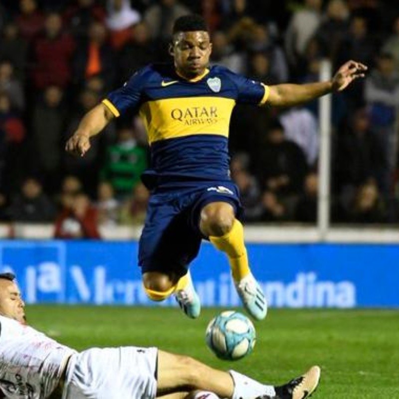 Alfaro se derritió a los pies de Fabra tras el partidazo que jugó con Boca ante Patronato