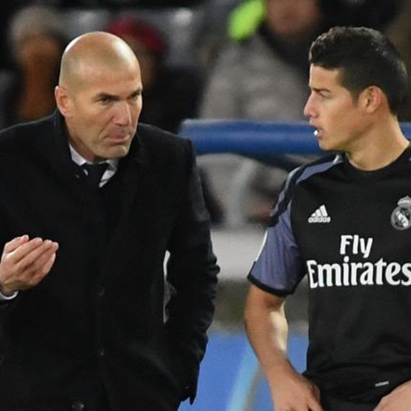 Marca: Zidane fue claro, "James debe dejar el Real Madrid lo más pronto posible"