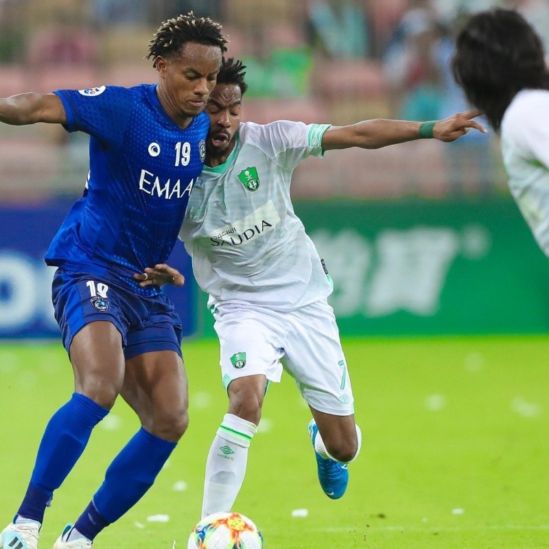 Dice presente: con asistencia de André Carrillo, el Al-Hilal venció 4-2 al Al-Ahli en la Champions