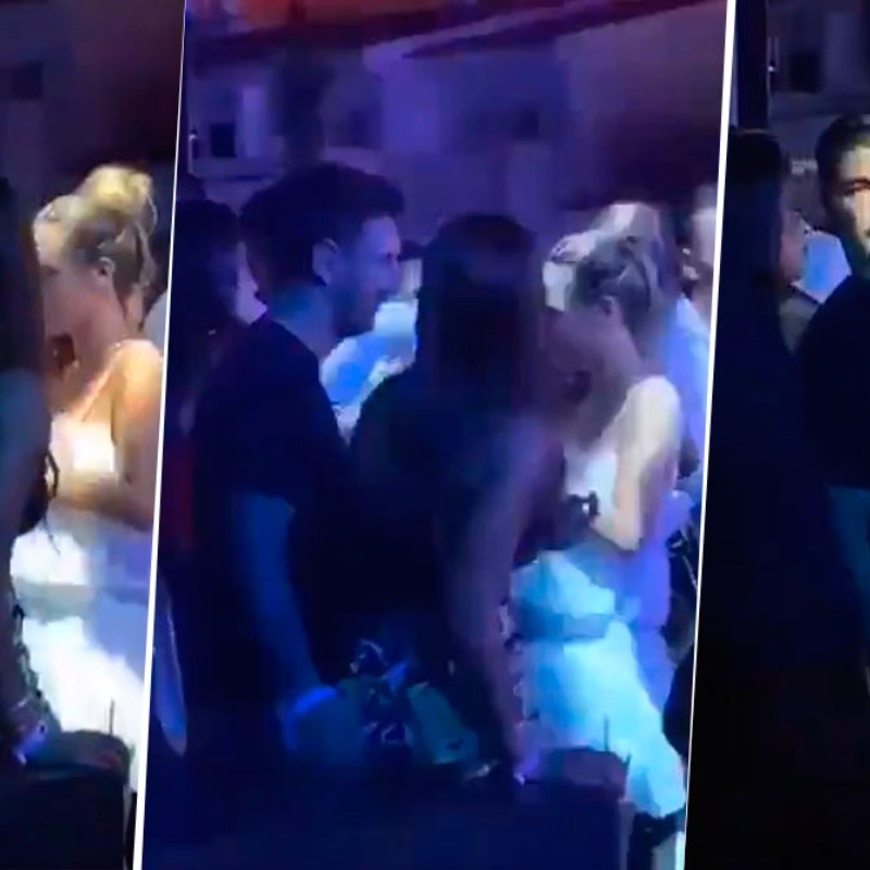 Video viral: Messi estaba charlando con Antonela Roccuzzo y metió mano diabólica