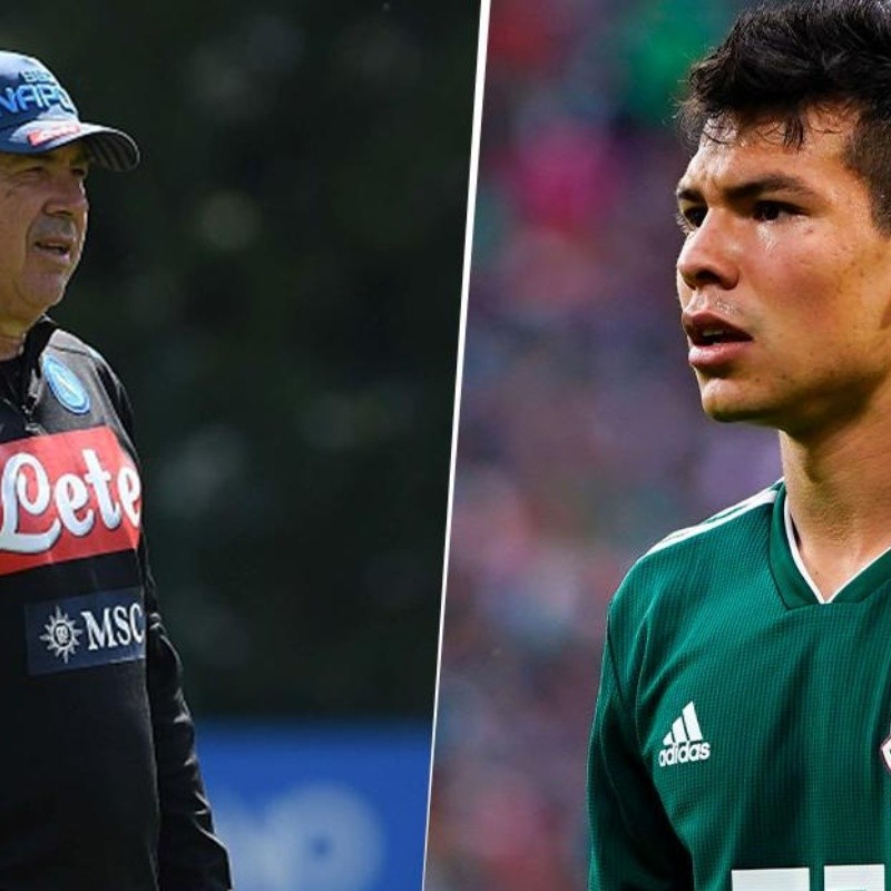 Ancelotti, desesperado por contar con Chucky Lozano