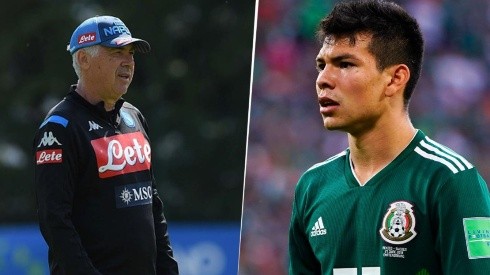 Ancelotti y Lozano podrían verse las caras en el Napoli.