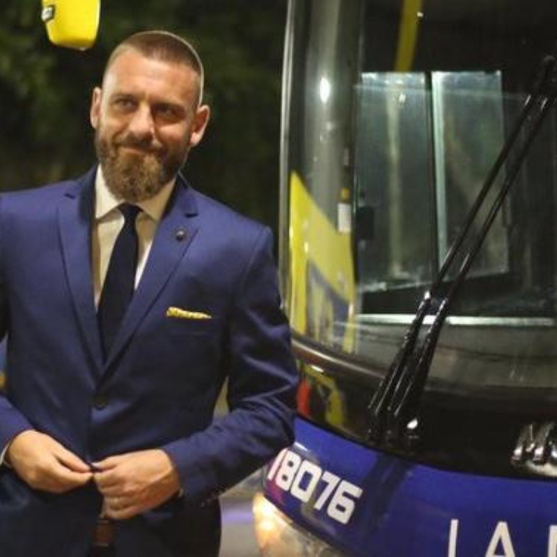 De Rossi comió de todo en El Tano, pero pidió un postre insólito