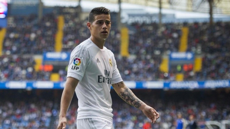 James Rodríguez supo utilizar el dorsal 10 en Real Madrid.