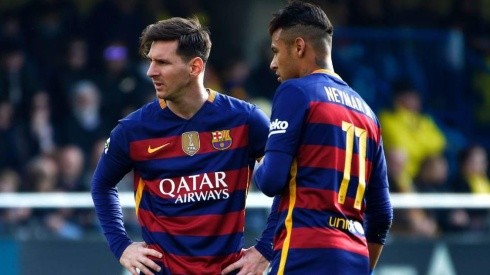 Lionel Messi y Neymar, juntos en Barcelona.