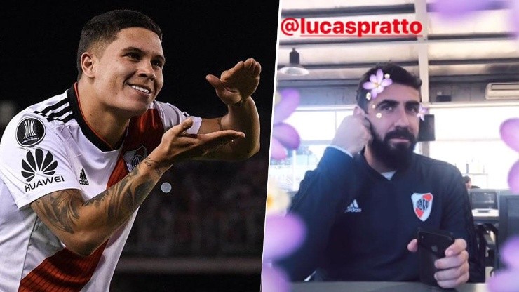 La divertida historia de Quintero con Lucas Pratto: "Dale el mate, Juanfer"