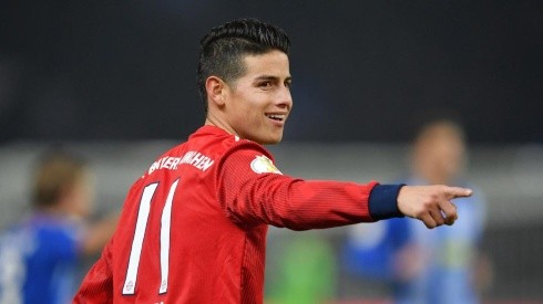 James Rodríguez en su paso por Bayern Munich.
