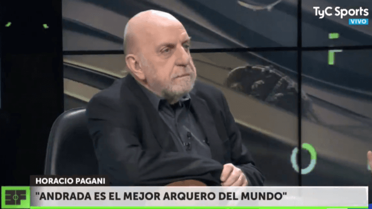 Pagani: "Andrada es el mejor arquero del mundo"