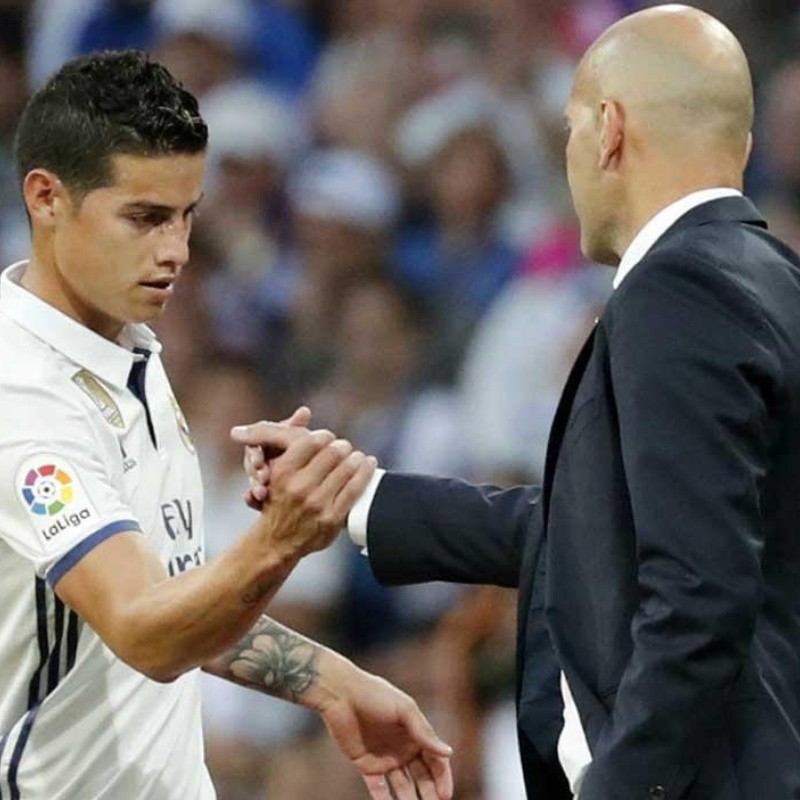 ¿Hicieron las paces? Desde España aseguran que Zidane sacó del mercado de pases a James