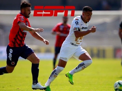 ESPN transmitirá Pumas vs Veracruz