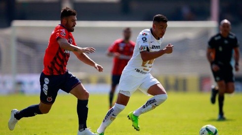 Pumas enfrentando a Veracruz en el Clausura 2019.