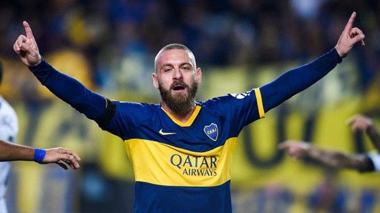 De Rossi en su debut ante Almagro.